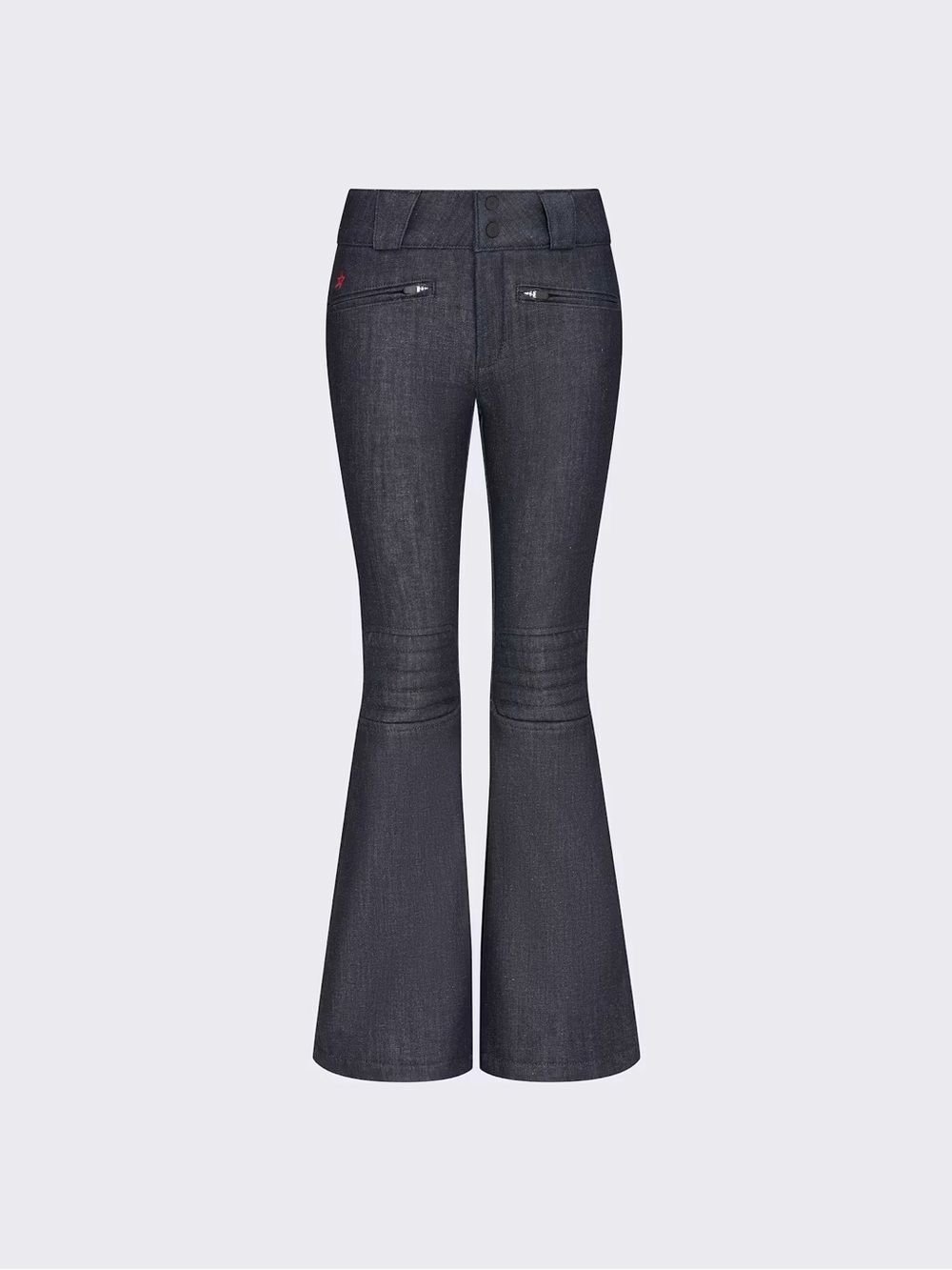 Perfect Moment Denim Ski Pants Aurora Flare Dark Wash Size Small Gently Used